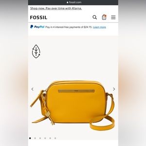 Fossil crossbody bag. BRAND NEW with tags and ‘Fossil’ stuffing